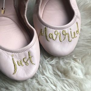 kate spade new york “just married” ballet flat